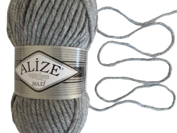 Alize – fil de Boucle à la mode, 25% laine, Super épais, tricot à