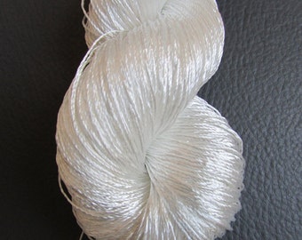 Hilo de seda de rayón viscosa para crochet y tejido, hilo brillante fino de encaje, hilo de verano, hilo para decoración