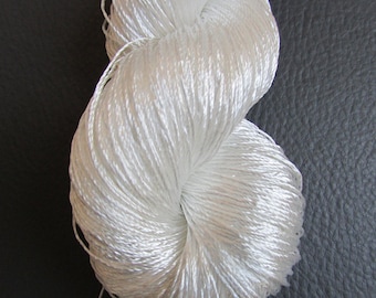 Viscose rayon silk yarn for crochet and knitting, lace thin shiny yarn, summer yarn, yarn for decorasione