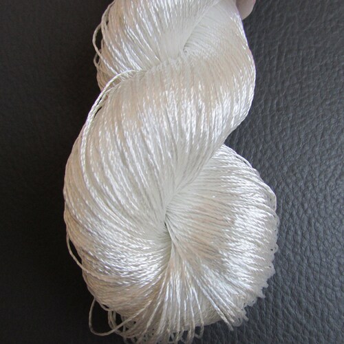 Viscose Silk Yarn for Crochet and Knitting Vegan Thin Thread Etsy