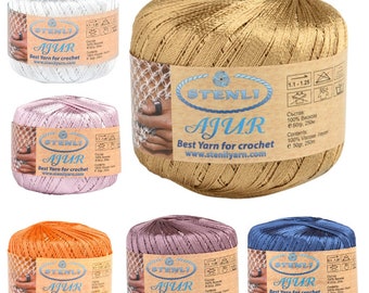 Hilo de seda de rayón viscosa, hilo fino vegano para crochet y tejido, hilo para decoración del hogar, hilo fino para bordar y bisutería de crochet