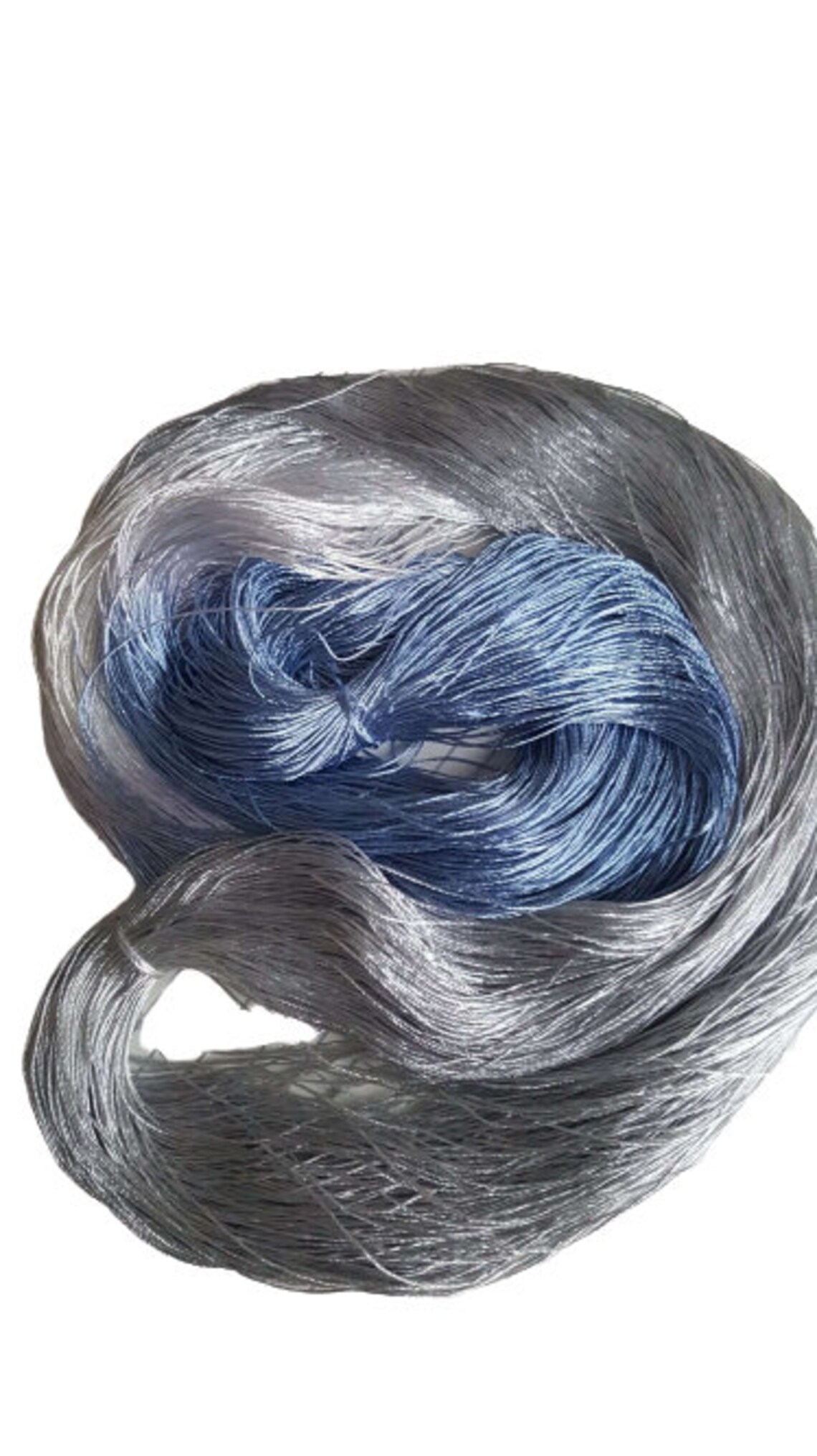 Viscose Rayon Silk Yarn for Crochet and Knitting, Lace Thin Shiny Yarn ...
