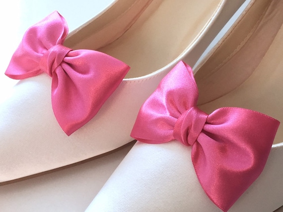 pink bow shoes