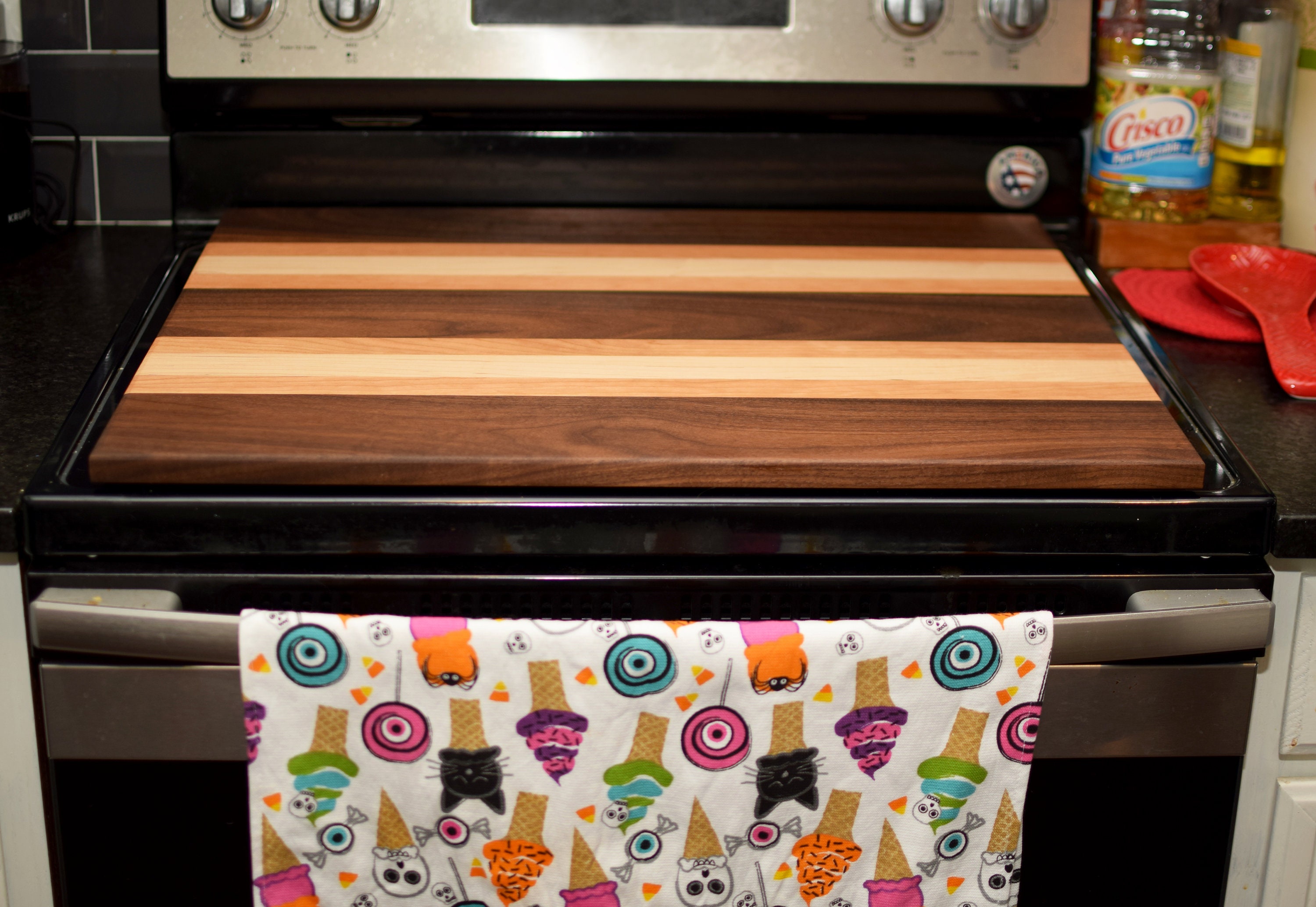 Stove Cover DIY, Do It Yourself Noodle Board for Electric Stove Top Item  FEHLNKY 