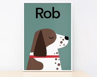 PERSONALISED Dog portrait - Springer