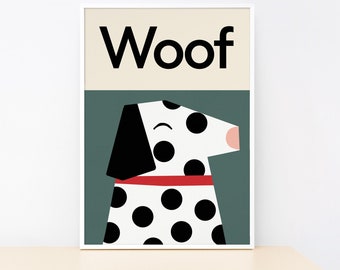 Woof - Animal Sounds Print