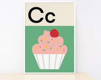 Cake - Alphabet Print