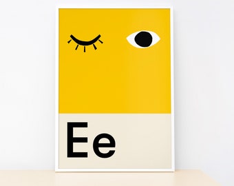 Eye Alphabet print