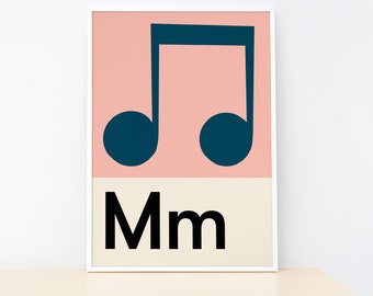 Music - Alphabet print