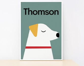 PERSONALISED Dog portrait - Dog1