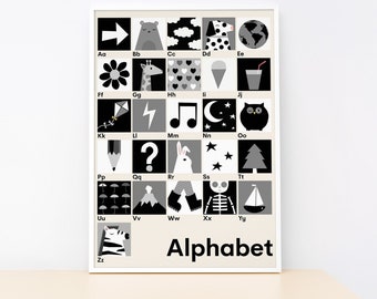 Alphabet Print-mono