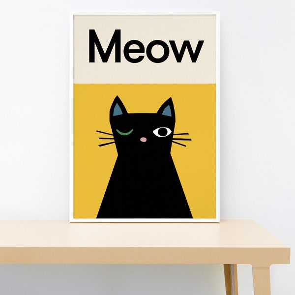 Meow - Animal Sounds Print