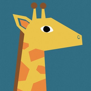 Giraffe Alphabet print image 4