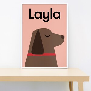 PERSONALISED Dog portrait Cocker image 6