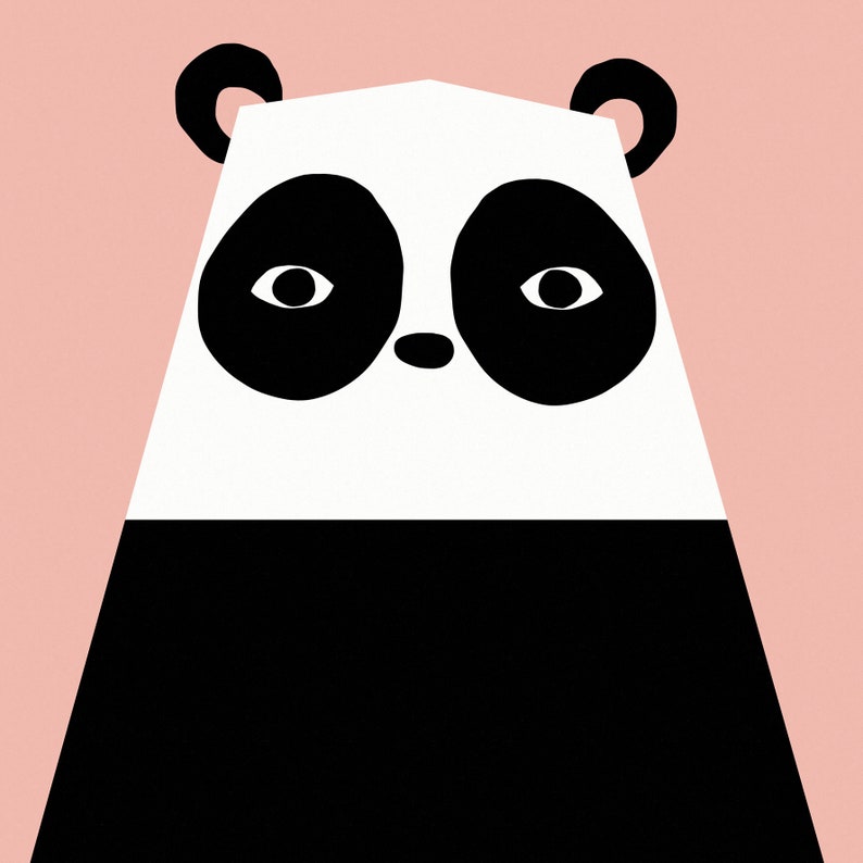 Panda Imprimé alphabétique image 2