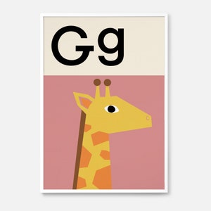 Giraffe Alphabet print image 8