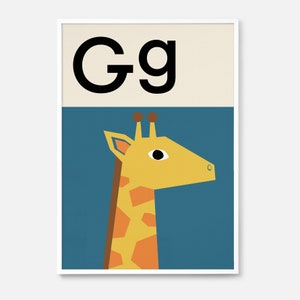 Giraffe Alphabet print image 7