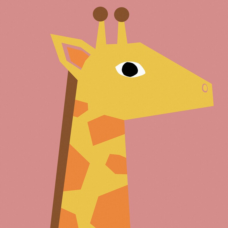 Giraffe Alphabet print image 3