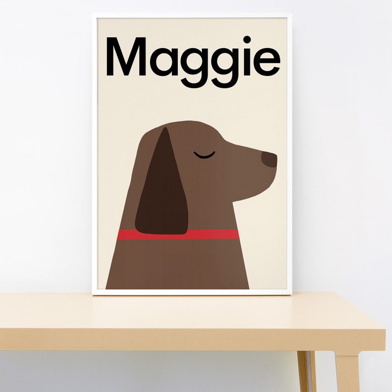 PERSONALISED Dog portrait Cocker image 1