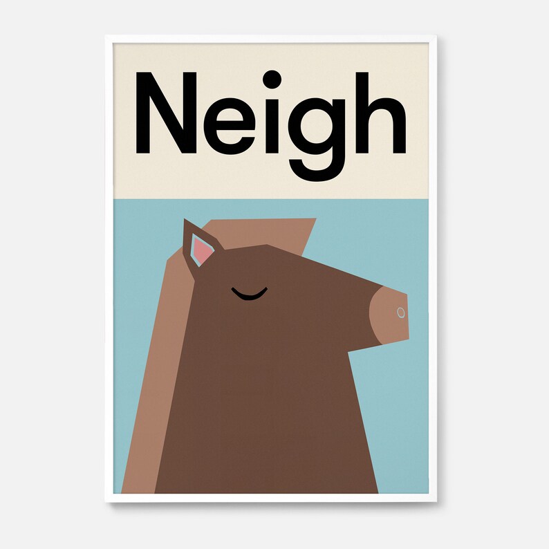 Neigh Animal Sounds Print image 6