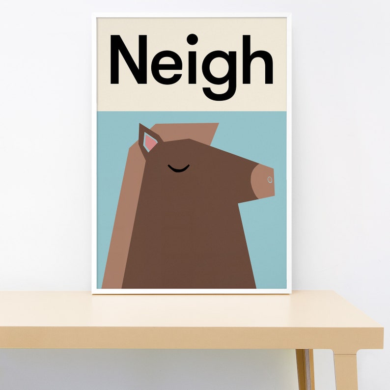 Neigh Animal Sounds Print image 2