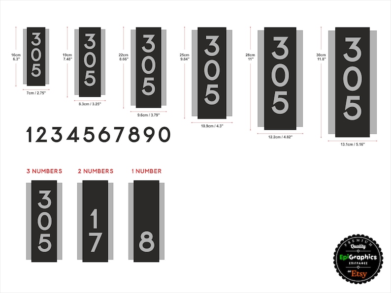 Custom Cutout Hotel Room Number Sign - Modern Wood & Black Acrylic Door ...