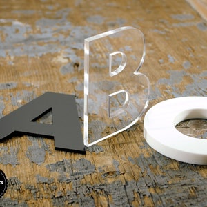 Acrylic Letters and Numbers 3mm / 5mm / 10mm
