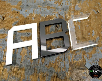 Lettres et Chiffres Acryliques 3mm / 5mm / 10mm