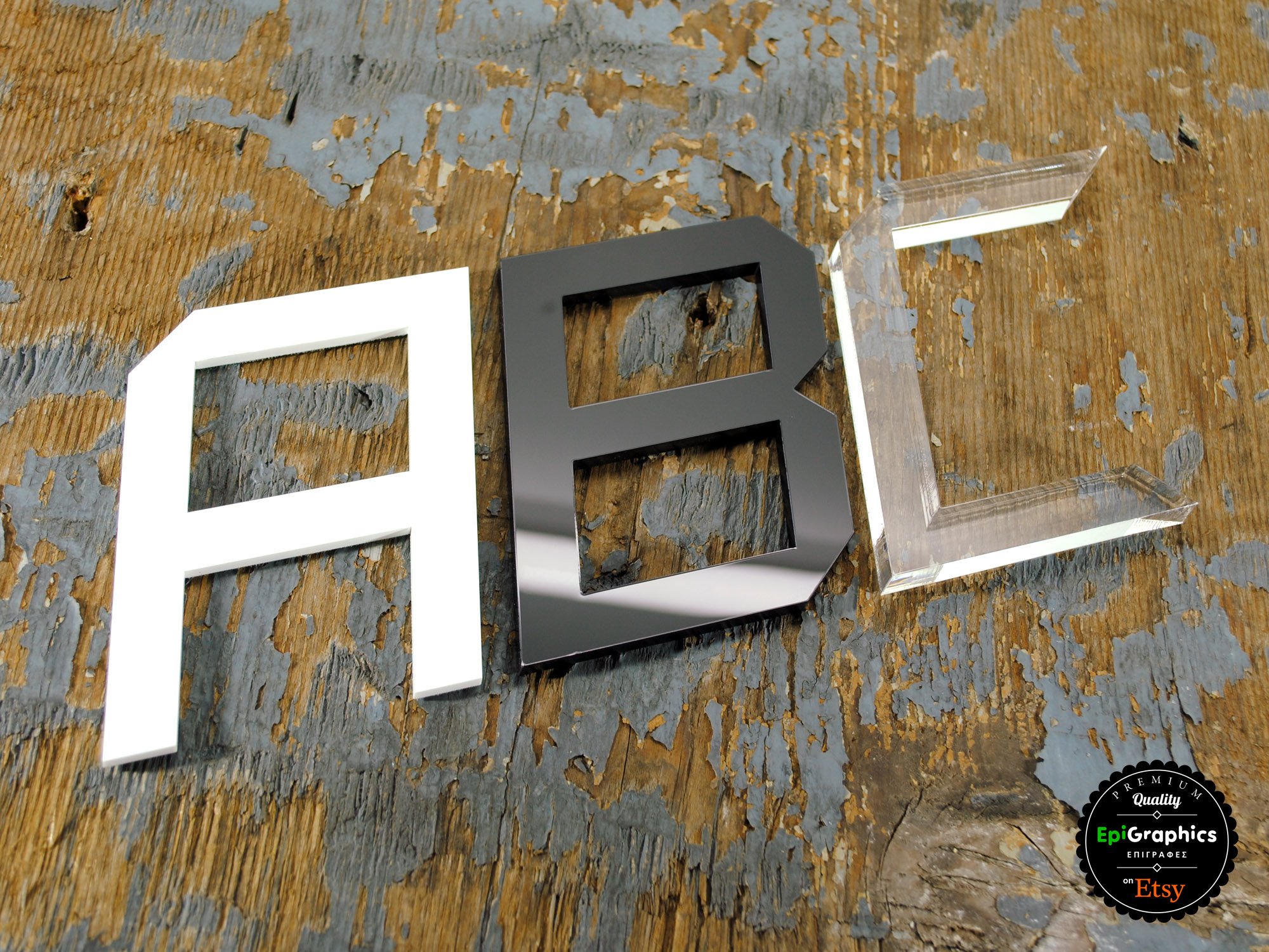 Acrylic Letters and Numbers 3mm / 5mm / 10mm 