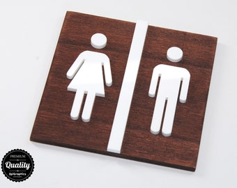 Toilets 128x83mm Pub/Bar/Restaurant/Cafe Gold on Black Aluminium Door Sign Toilets 128x83mm Pub/Bar/Restaurant/Cafe Gold on Black Aluminium Door Sign