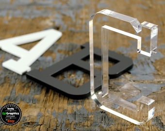 Acrylic Letters and Numbers 3mm / 5mm / 10mm
