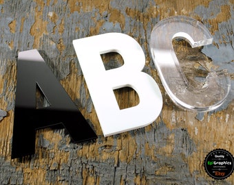 Acrylic Letters and Numbers 3mm / 5mm / 10mm