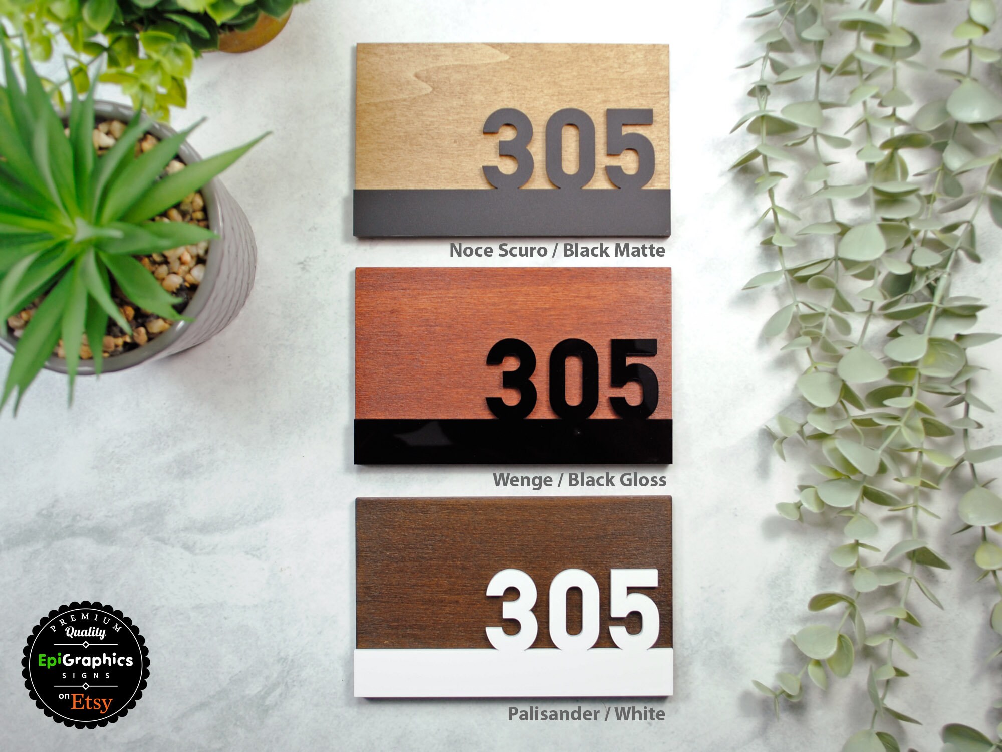 Fall Room Number Signs Modern Wood Room Number Sign: Acrylic Hotel Door Signage - Etsy