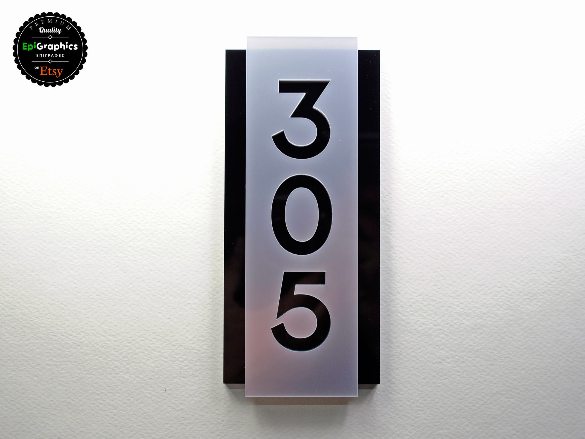 Sign for Hotel Signage made of acrylic Room Number Sign Etsy