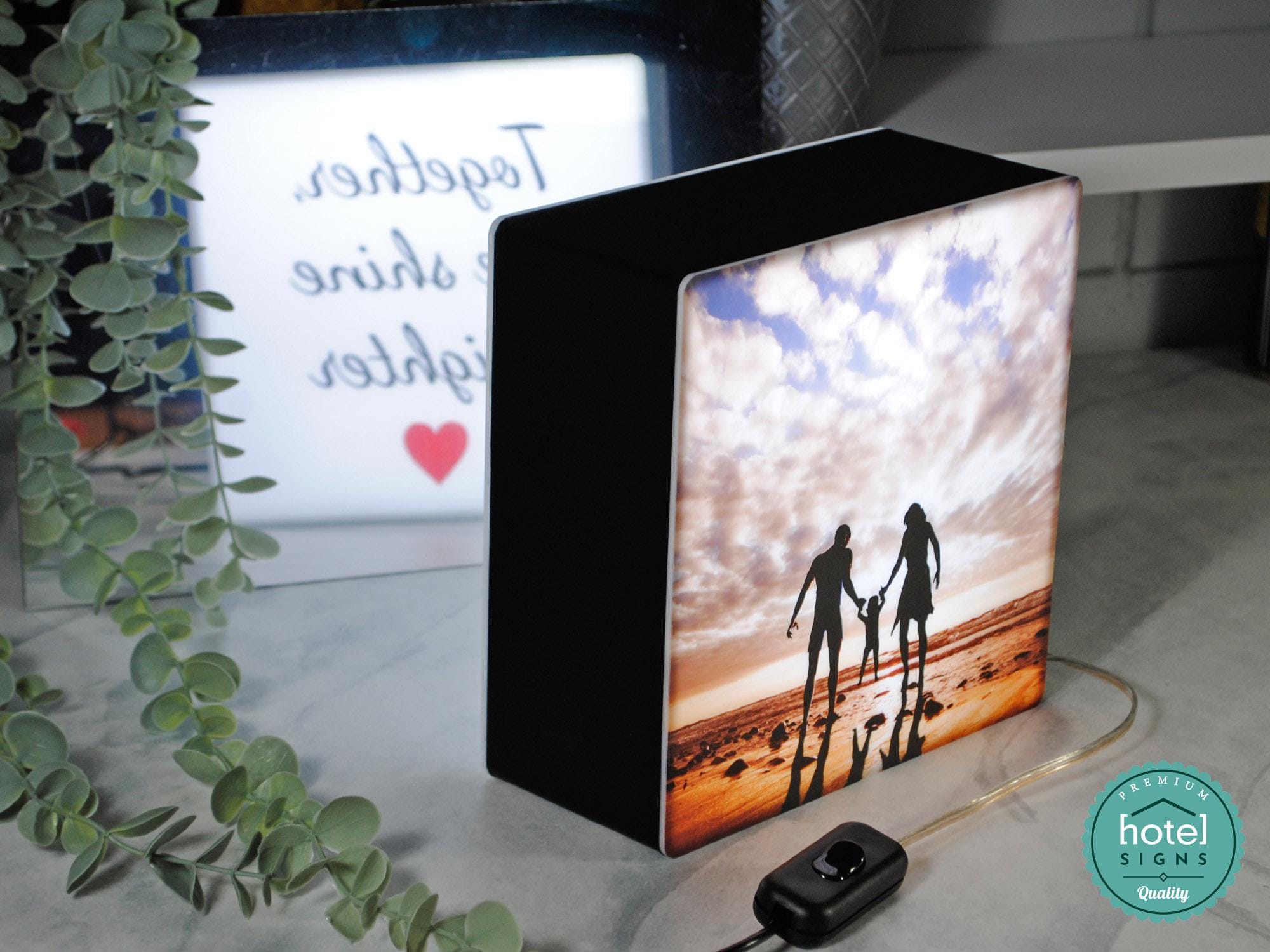 Custom Acrylic LED Lightbox Lamp: Personalized UV Printed Desk Light - Etsy