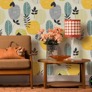 Removable Wallpaper, Peel and Stick, Printed Self Adhesive Vinyl Wallpaper, Code 003