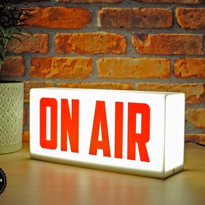 On Air or Personalized decorative sign / Acrylic Lightbox with your text