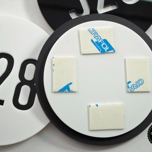 Round Shape Sign for Hotel Signage / Room Number Sign / Apartment Door ...