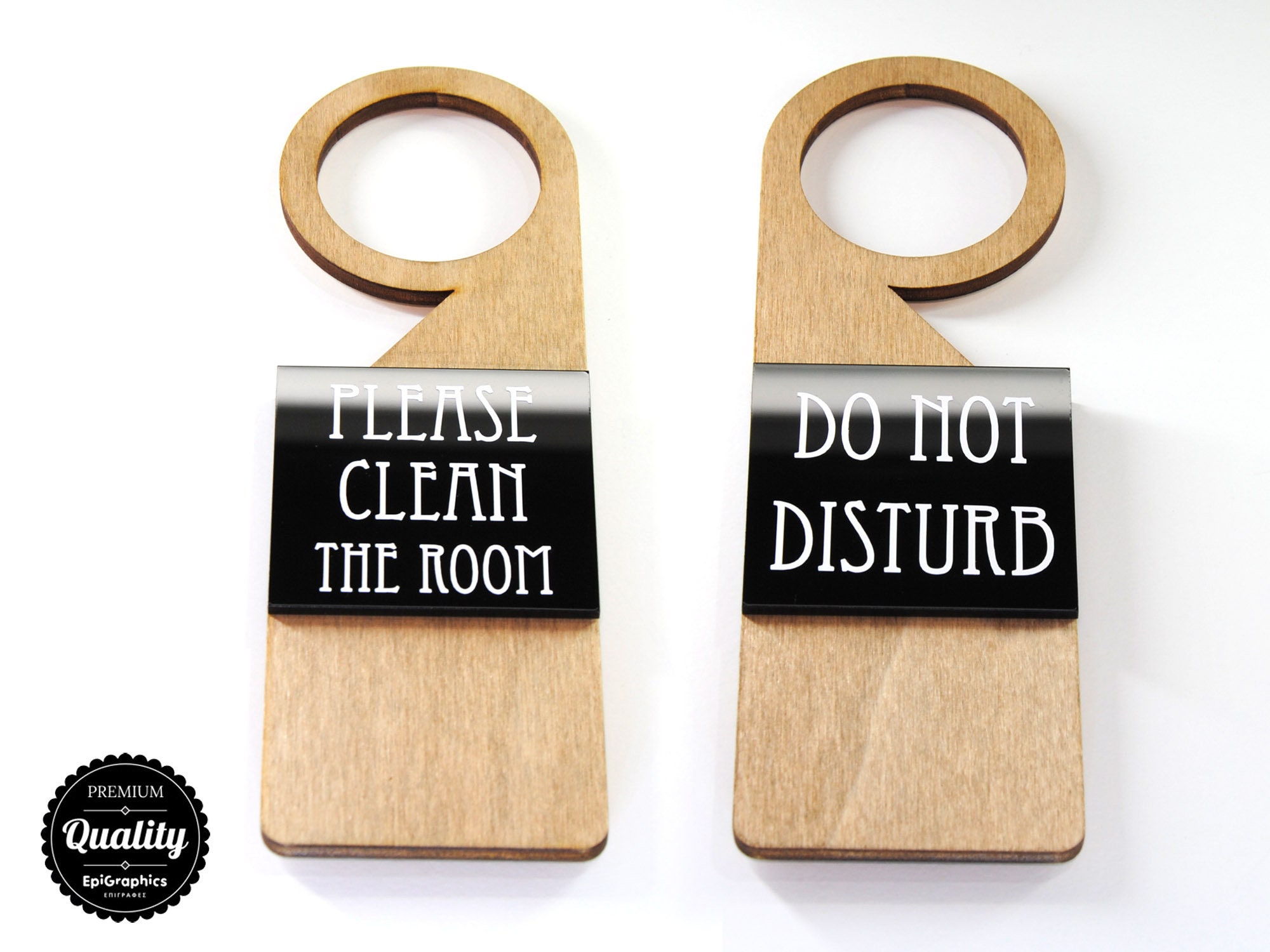 Modern Design Door Hanger Sign do Not Disturb Please - Etsy