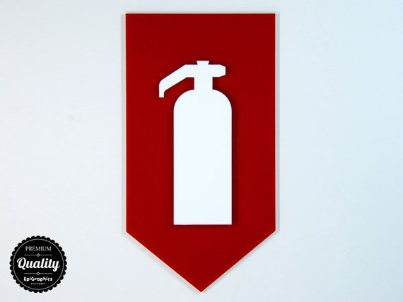 Brandschutzschild Feuerlöscher, für Innen- und Außenbere