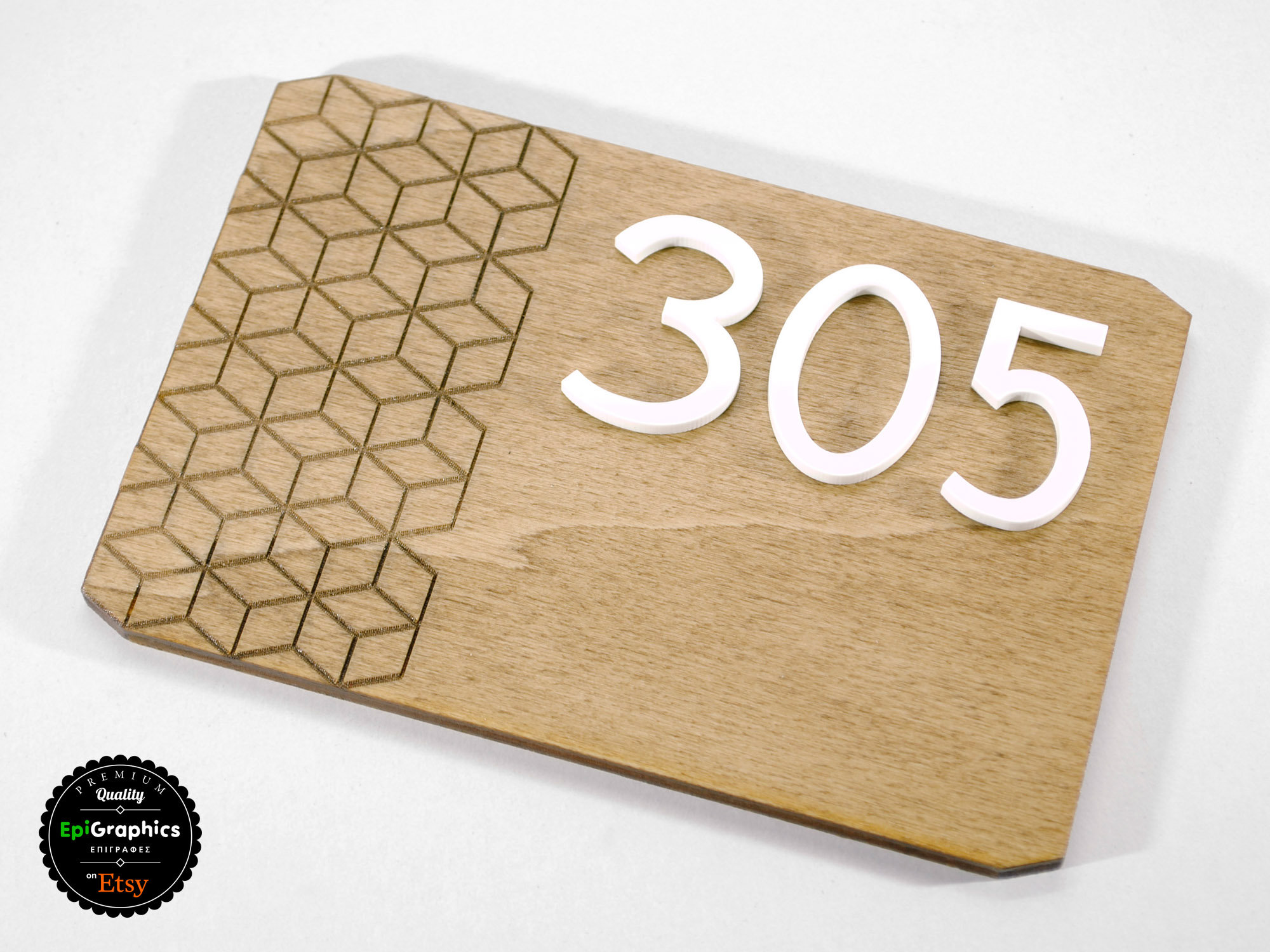 Room Number Lettering Wooden Room Number Sign: Acrylic Numbers, Hotel Door Signage - Etsy