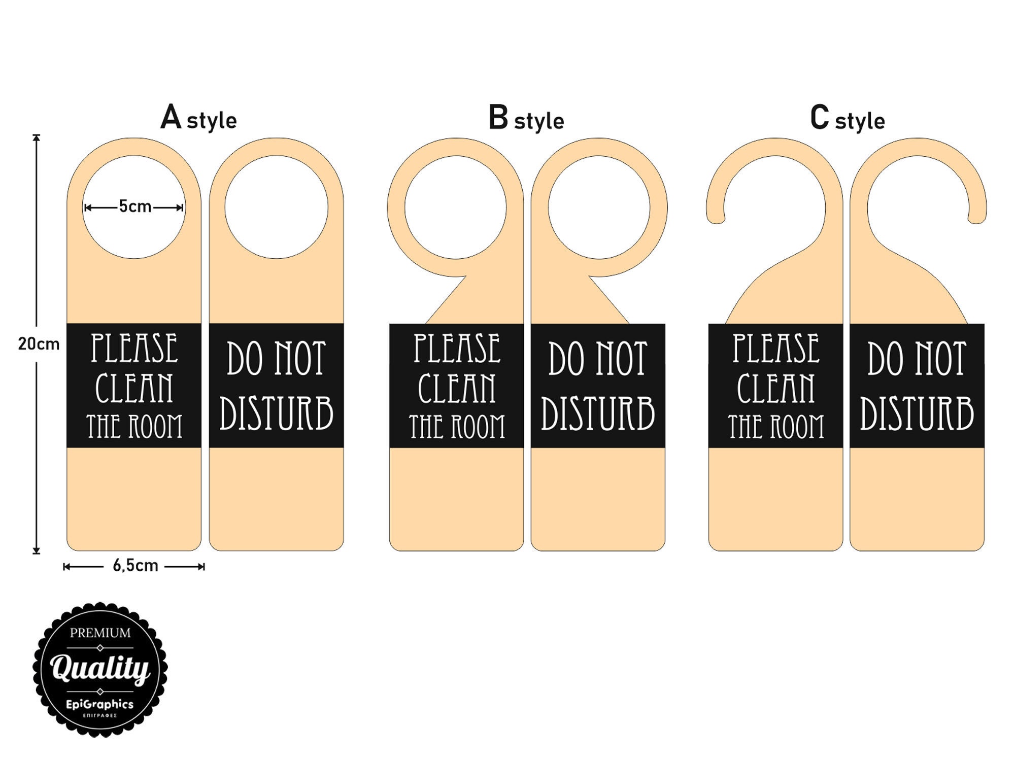 Modern Design Door Hanger Sign do Not Disturb Please - Etsy