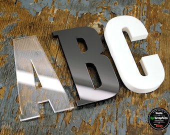 Acrylic Letters and Numbers 3mm / 5mm / 10mm
