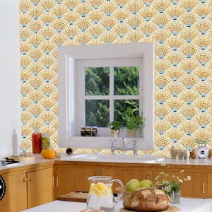 Removable Wallpaper, Peel and Stick, Printed Self Adhesive Vinyl Wallpaper, Code 005