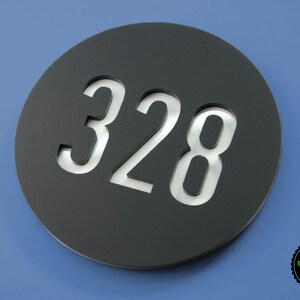 Round Shape Sign for Hotel Signage / Room Number Sign / - Etsy