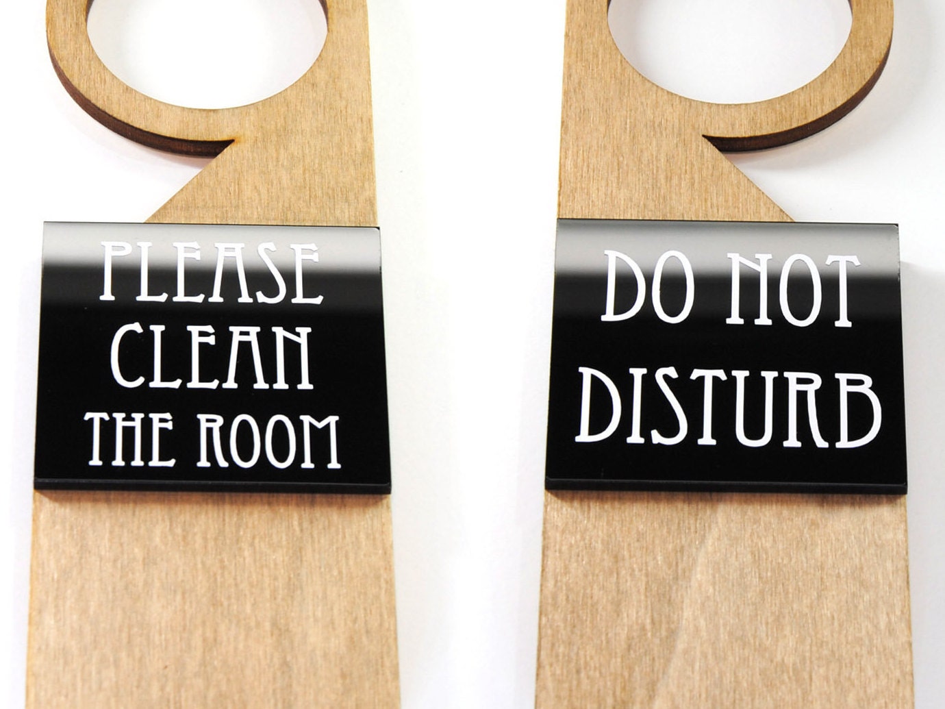 Modern Design Door Hanger Sign do Not Disturb Please - Etsy
