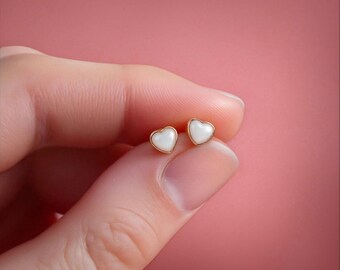 Conjunto de pendientes DIY con forma de corazón para leche materna, joyería de leche materna, idea de regalo de leche materna, kit de joyería, recuerdo, pasos fáciles para principiantes.