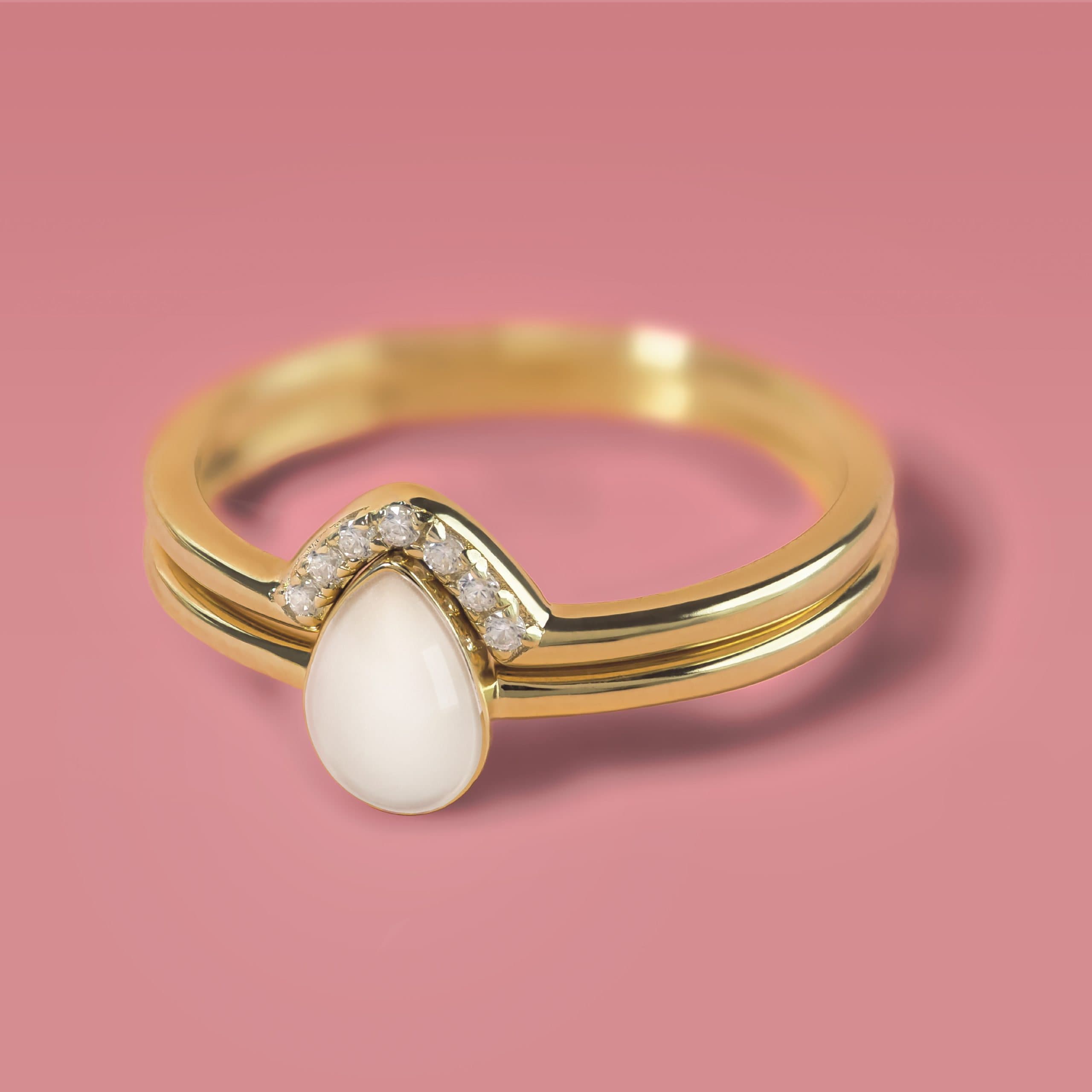 diy-breastmilk-set-ring-together-drop-shaped-mothers-milk-jewellery