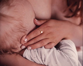Simple DIY Breastmilk Set Round Ring Circle of Life Mothers Milk Jewellery Breast Milk Gift Idea Jewelry kit Keepsake Beginner Easy step