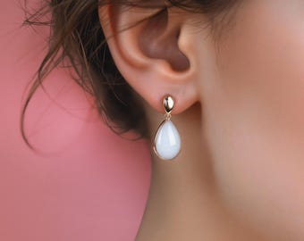 DIY Breastmilk Set Earrings Together Drop Shaped Mothers Milk Jewellery Breast Milk Gift Idea Jewelry kit Keepsake Beginner Easy motherhood